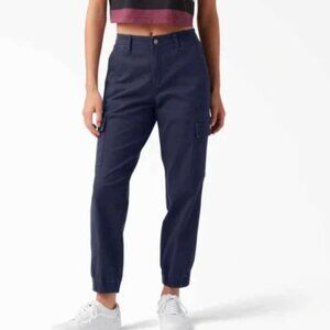 Dickies Cargo Pants Womens 26 Navy Durable Utility Workwear Jogger